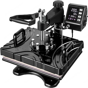 Artikel: Digital Premium Heat Press 10 in 1 Transfer Press Black 38x30cm Hot Press Machine Textile P Bild 6