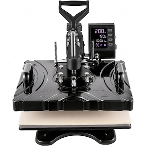 Artikel: Digital Premium Heat Press 10 in 1 Transfer Press Black 38x30cm Hot Press Machine Textile P Bild 5