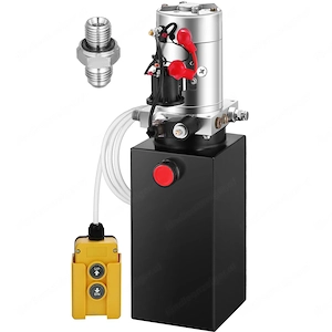 AGGREGAT mit FERNBEDIENUNG 6l Hydraulikaggregat Hydraulikpumpe 12V Volt Lkw Kipper Anhaenger Hydraul Bild 6