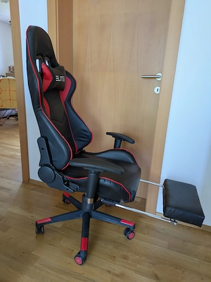 Gaming Stuhl mit Fußstütze  Bild 5
