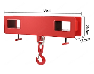 Adapter Stapler Lasthaken fuer Gabelstapler Bild 3