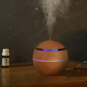 Artikel: Design LED Humidifier Ultrasonic Fragrance Oil Humidifier LED Light Aroma Diffuser USB Hoch Bild 8