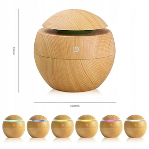 Artikel: Design LED Humidifier Ultrasonic Fragrance Oil Humidifier LED Light Aroma Diffuser USB Hoch Bild 3