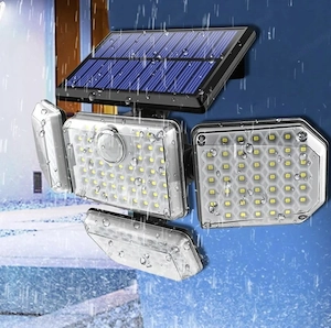 Design LED Solarlampe Wandlampe Aussenbeleuchtung Gartenlampe mit Bewegungsmelder Lichsensor Bild 8