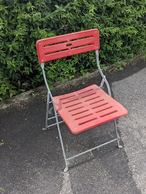 Robuste Vintage Gartenstühle