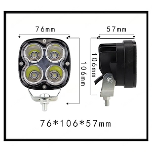 Artikel: 2x work light agricultural machinery truck LED lamp car 40W 12V 24V car floodlight tractor  Bild 3