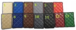 Artikel: Handmade quilted floor mats DAF XF106 FROM 2017 - POLYERED VERSION automatic transmission C Bild 3