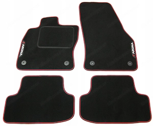 Handmade Premium Fussmatten Velour SET fuer Seat Arona STICKEREI Bild 3