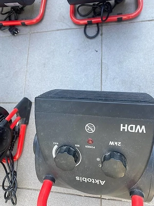 Heizlüfter gleich Klimagerät denn Du kannst damit auch dein Raum kühlen 