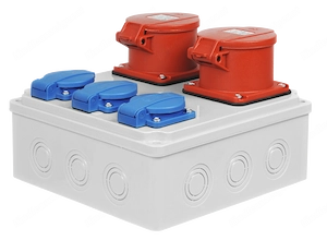 Artikel: SALE Elektro Wandverteiler 1x 16A 32A 3 x 230V Baustrom Kasten Hochwertiger Artikel aus uns