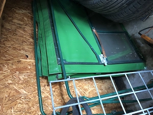 Verkaufe Puch Haflinger Verdeck inklusive Türen und Gestänge  Bild 2