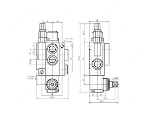 Artikel: Premium Hydraulikventil Kreuzschaltung Frontlader 40L SEK SCHWIMMEND Hochwertiger Artikel a Bild 4