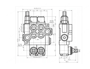 Artikel: Premium Hydraulikventil Kreuzschaltung Frontlader 40L SEK SCHWIMMEND Hochwertiger Artikel a Bild 3