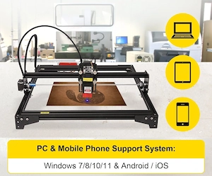Artikel: Digital Premium Laser Engraving Machine Engraving Device 410x400mm Laser Engraver Engraving Bild 4