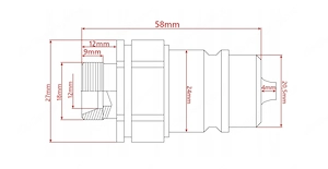 Artikel: plate set + 4x euro m18 quick coupling set hydraulic panel hochwertiger artikel aus unserem Bild 7