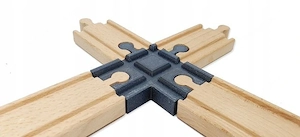 Artikel: Wooden Railway Bigjigs Brio Ikea Railway Connector Set - Connector Hochwertiger Artikel aus