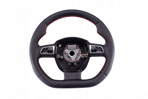 Artikel: Sports steering wheel 3 spoke steering wheel Audi A4 B8 2007- 2011 TUNING NEW LEATHER Handm Bild 2