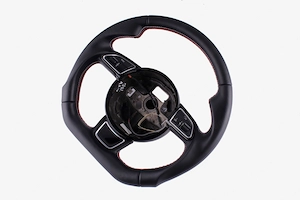 Artikel: Sports steering wheel 3 spoke steering wheel Audi A5 2012- 2017 TUNING NEW LEATHER Handmade Bild 3