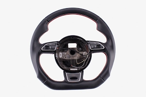 Artikel: Sports steering wheel 3 spoke steering wheel Audi A3 8V 2012- 2017 TUNING NEW LEATHER Handm