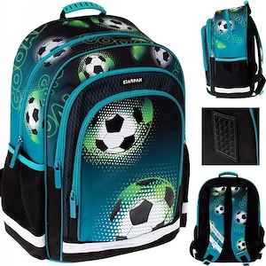 Artikel: School bag backpack knapsack school bag football Hochwertiger Artikel aus unserem Online-Sh