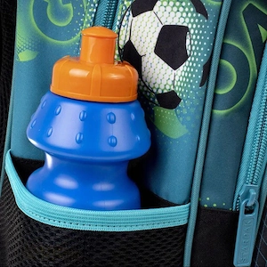 Artikel: School bag backpack knapsack school bag football Hochwertiger Artikel aus unserem Online-Sh Bild 3