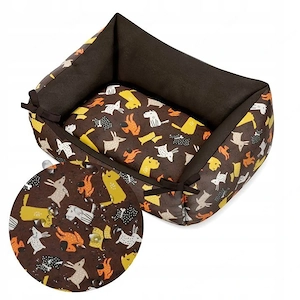 Design Handmade Hundebett Hundekissen Sofa Hundesofa Tierbett Katzenbett Hundekorb Schlafplatz mit F Bild 3