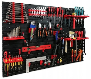 BESTDEAL Werkzeugwand 240x80cm komplett Set mit extra Sortierboxen Bild 5