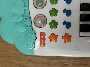 Babyklavier mit Melodien, Tasten, lustigen Geräuschen Bild 2