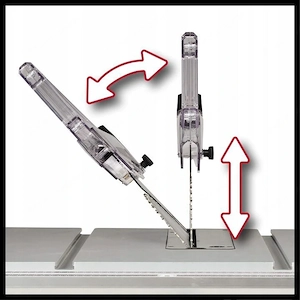 Artikel: Einhell table saw TE-TS 254 T (2,000 watts, soft start, aluminum main table, table extensio Bild 7