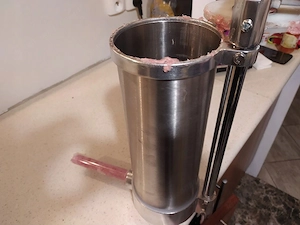 Artikel: Sausage Press Sausage Filler Butcher Sausage 3KG Food Processor Filling Set of 4 Nozzles Ho Bild 5