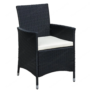 Artikel: 3-piece garden furniture seating group garden set lounge polyrattan rattan dining group Hoc Bild 4