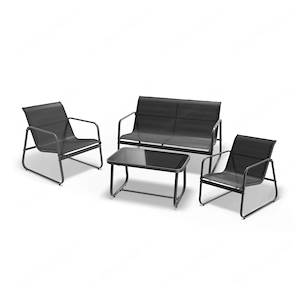 Livarno Home Loungeset mit hohem Sitzkomfort 4 teilig Bild 3
