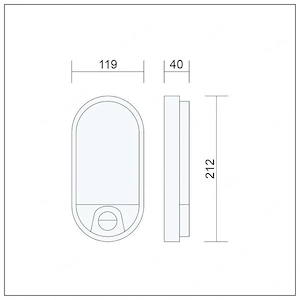 LED Wandlampe Aussenlampe mit Bewegungssensor 15W Bild 5