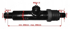 Artikel: Hydraulic cylinder spreader counter spreader 20 HUB 86+ SPRING HOSE set Hochwertiger Artike Bild 3