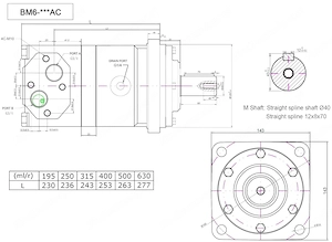 Artikel: HYDRAULIKMOTOR Motor alsg4 bmt omzt omst omt bm6 500cm 3 Hochwertiger Artikel aus unserem O Bild 5