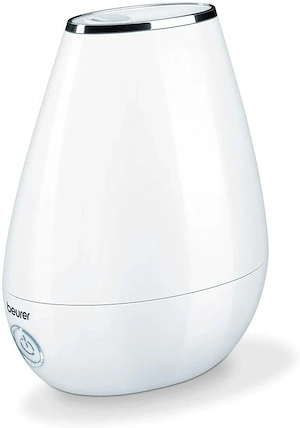 Beurer LB 37 Luftbefeuchter mit mikrofeiner Ultraschall Zerstaeubung leisem Nachtmodus Aromafunktion