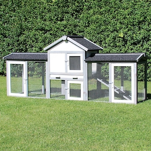 Artikel: Chicken cage chicken coop rabbit hutch wooden cage small animal coop rodent cage chicken Ho Bild 7
