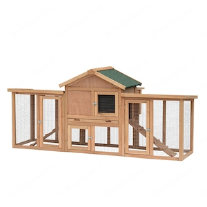Artikel: Chicken cage chicken coop rabbit hutch wooden cage small animal coop rodent cage chicken Ho Bild 4