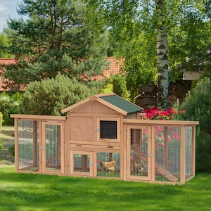 Artikel: Chicken cage chicken coop rabbit hutch wooden cage small animal coop rodent cage chicken Ho Bild 3