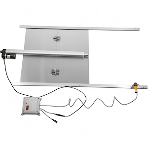 Automatische Huehnerklappe Aluminiumlegierung ABS Huehnertuer mit Schieber 66W Huehner Pfoertner 30x Bild 8