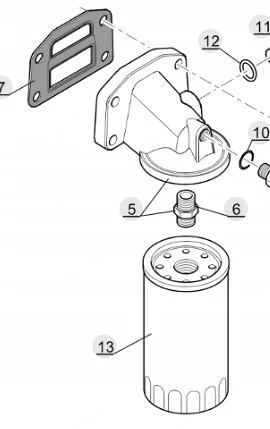 Artikel: ORIGINAL Manitou engine oil filter oil filter 476954 Hochwertiger Artikel aus unserem Onlin Bild 3