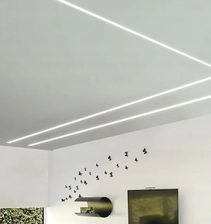 Premium Trockenbau 2M LED Profil mit Abdeckung Unterputz Leiste Rigips Gipskarton Aluminium Bild 8