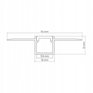 Premium Trockenbau 2M LED Profil mit Abdeckung Unterputz Leiste Rigips Gipskarton Aluminium Bild 6