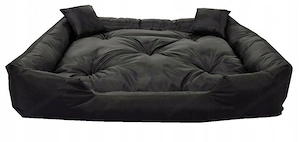 -Wasserdichtes Hundebett mit 2 Kissen -Strapazierf higes, wasserdichtes Hunde- und Katzenbett zu