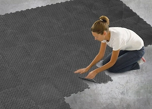 Artikel: Platform tile workshop garage floor gym floor tile covering 30x30cm Hochwertiger Artikel au Bild 7