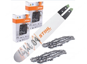 Artikel: STIHL ORGINAL sword guide rail 35 cm 325 1.3 + 2 chains 325 RSO Hochwertiger Artikel aus un