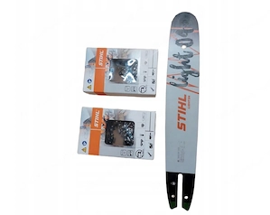 Artikel: STIHL ORGINAL sword guide rail 35 cm 325 1.3 + 2 chains 325 RSO Hochwertiger Artikel aus un Bild 2
