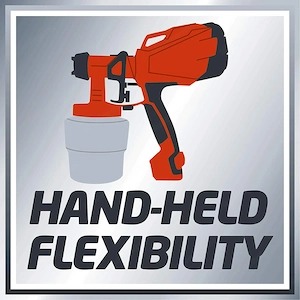 Einhell Elektrisches Farbspruehsystem TC SY 400 P 400 W fuer kleine und mittelgrosse Arbeitsflaechen Bild 4