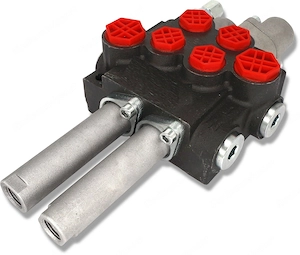 Artikel: Hydraulic distributor 4 SEK 40L SET Joystick Bowden cable front loader magnetic valve Hochw Bild 3