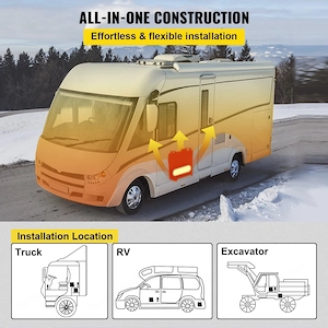 Artikel: Diesel heater air heater auxiliary heater 5KW 12V easy integration car truck warehouse Hoch Bild 3